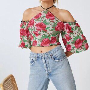 Anthropologie Frida Halter Top
